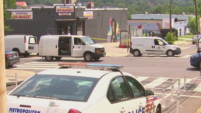 2 men dead after shooting outside Chesapeake Big Market in DC