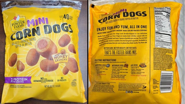 Mini corn dogs recalled for possible spoilage