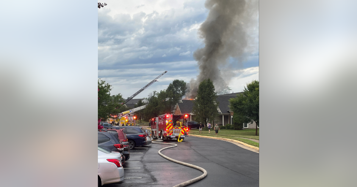 2 adults displaced after attic fire spreads to neighboring townhome in ...