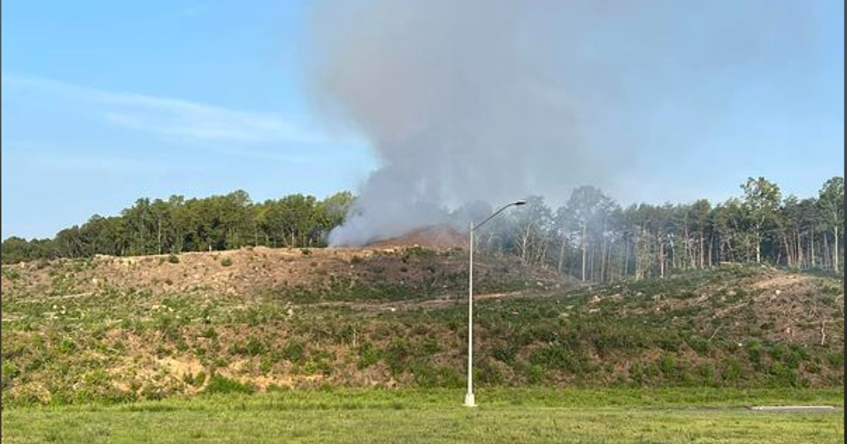 Large mulch pile continues to reignite fire in Stafford County | FOX 5 DC