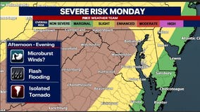 Weather alert: Dangerous storms, isolated tornado risk Monday