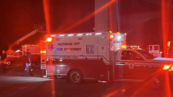 1 dead after crash sends person off bridge into water on Baltimore’s I-395