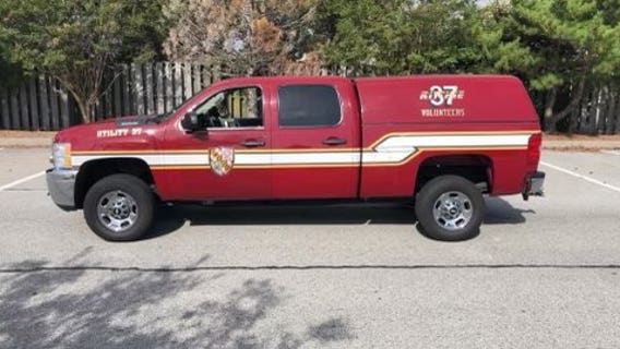 Stolen fire department vehicle recovered after Prince George's County neighbor spots it on street