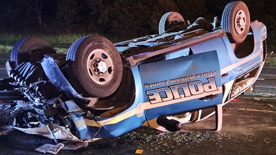 Driver arrested for DUI after running red light, causing crash with police cruiser: officials