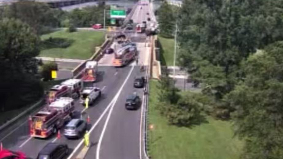 Suspect steals Arlington County Fire Department ambulance, hits at least 10 vehicles