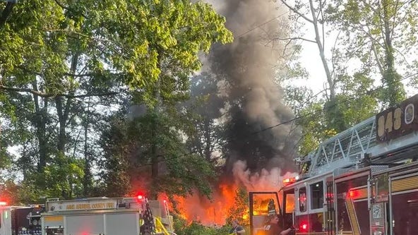 Residential fire under control in Harwood, officials say