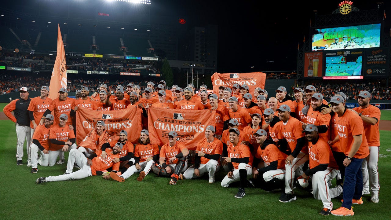 Baltimore Orioles Clinch AL East Title With 100th Win Of The Season Baltimore Orioles Clinch AL East Title With 100th Win Of The Season