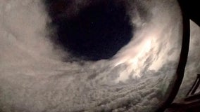 Watch: Lee's monstrous eyewall captured by Hurricane Hunters in electric video