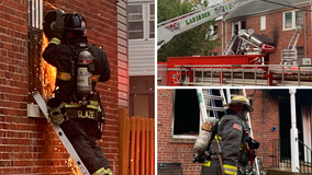 2 people rescued from fiery Southeast apartment blaze