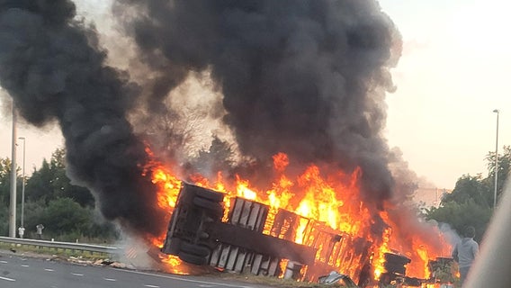 18-year-old facing charges following fiery crash with semi-truck in Loudoun Co. that left 3 injured