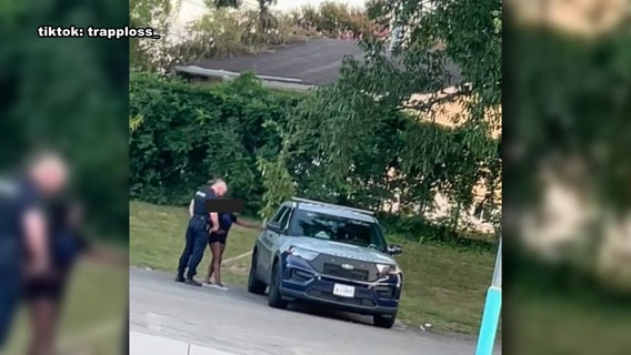 2nd video surfaces of Prince George's officer seen in viral clip entering cruiser with woman: police