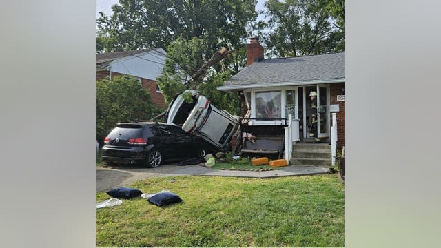 Car crashes into home, leaves 2 injured in College Park