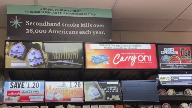 Anti-smoking signs hit stores after years-long legal battle
