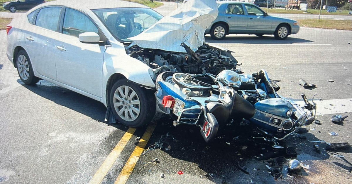 Man dead after being thrown from motorcycle in three-vehicle crash ...