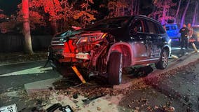 Stafford driver attempts "Dukes of Hazard" Aquia Harbor gate jump