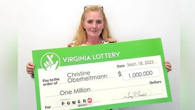 Maryland woman wins $1 million Powerball prize after buying ticket on Virginia’s Eastern Shore