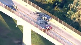 Major crash shuts down Thomas Johnson Bridge, 3 men hospitalized