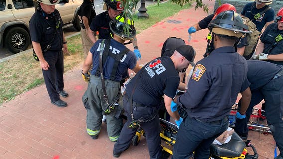 Worker critically injured in three-story fall at Northwest DC construction site