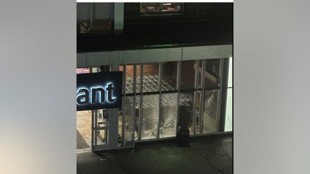 Shooting at DC Giant supermarket leaves man injured, windows shattered