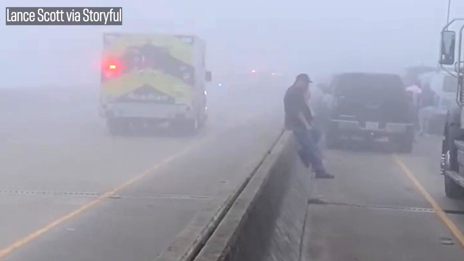 17 cars and trucks in foggy, fiery chain-reaction crash on Oregon highway, Oregon