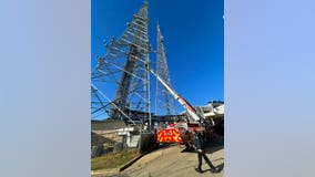 Firefighters rescue 2 workers from broadcast tower in DC