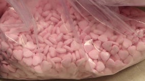 Fentanyl, meth-laced pills resembling heart-shaped candy, seized in New England drug bust