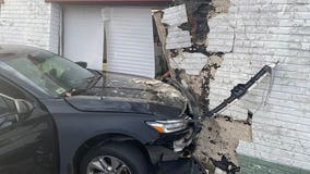 Driver crashes into building in Prince George's County