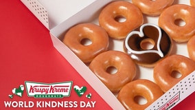 Krispy Kreme giving away free donuts on World Kindness Day