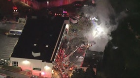 Firefighters battle smoke, flames to control 2-alarm fire at Rockville strip mall