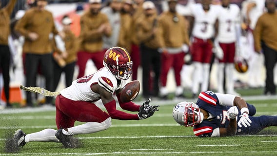 Washington Commanders beat Patriots 20-17 with help from late interception