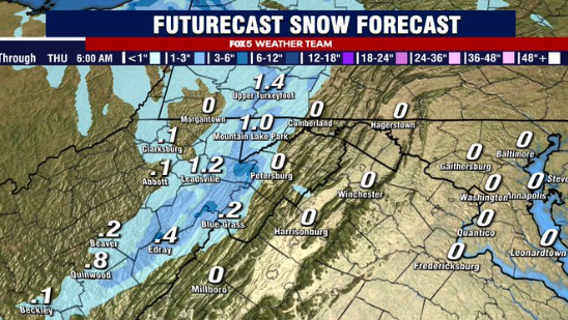 Maryland gets first snowfall as November blows in wintery weather