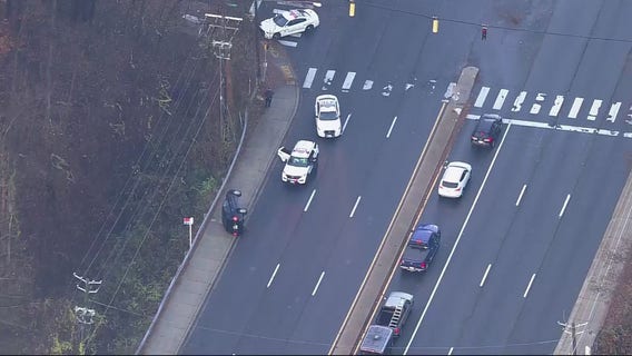 Overturned vehicle, transformer fire after collision in Wheaton