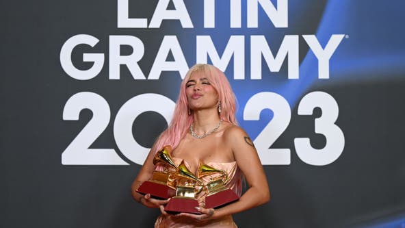Karol G wins best album at Latin Grammys, with Bizarrap and Shakira also taking home awards