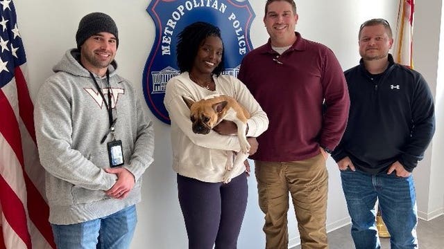 DC woman reunited with stolen 6-month-old French Bulldog