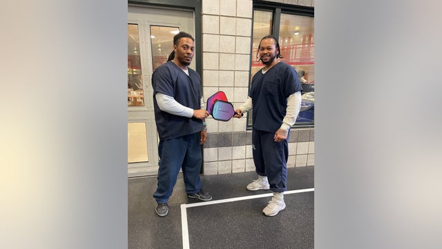 Pickleball takes over Arlington County jail with new court for inmates