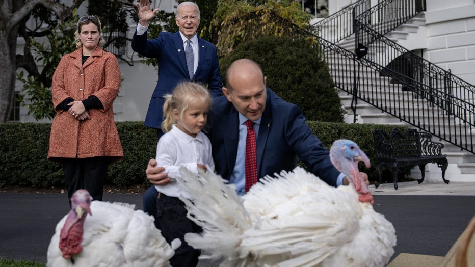 Thanksgiving Turkey Pardon: Biden Pardons Turkeys Liberty, Bell In ...