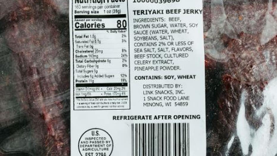 buc ee's jerky nutrition facts