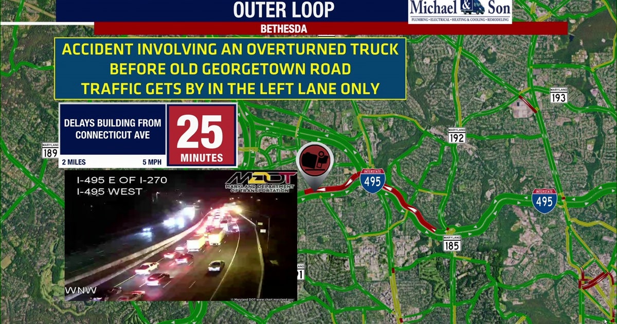 Crashes along DC beltway in Bethesda causes delays during morning ...