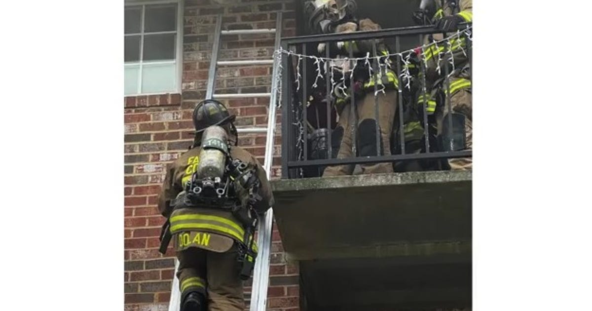 WATCH: Fairfax County firefighters respond to apartment fire | FOX 5 DC