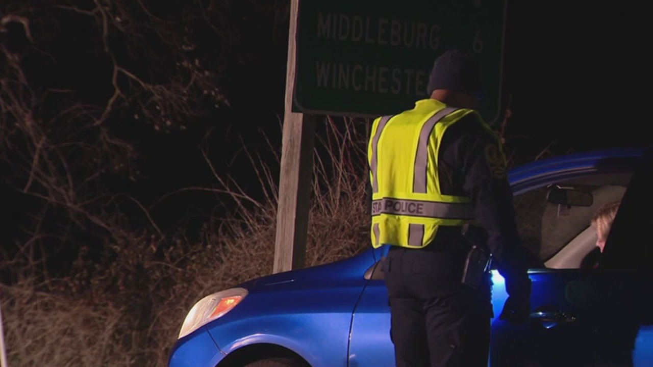 Virginia DUI checkpoint kicks off deadly holiday weekend