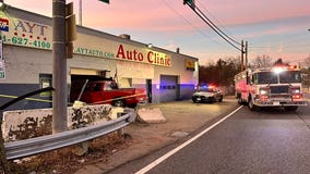 Driver crashes into building in single-vehicle collision