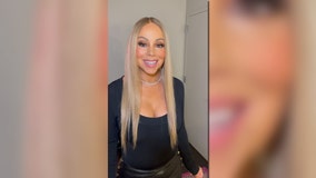 Mariah Carey celebrates FOX 5’s Marissa Mitchell!