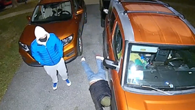 VIDEO: 2 suspects attempt armed carjacking, assault victim at gunpoint in Silver Spring: police