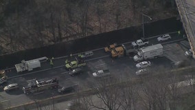 1 dead in highway work zone hit-and-run crash on DC beltway