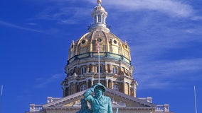 Satanic Temple display destroyed at Iowa capitol; former Navy fighter pilot charged