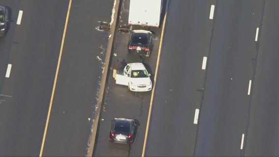 Multi-vehicle crash on 270 in Gaithersburg causes major delays