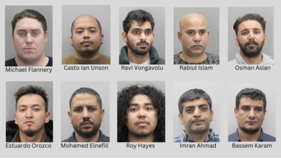 "It's sick:" 10 men arrested for preying on minors online in sting operation