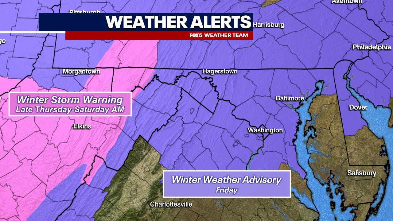 Snow Friday: Winter Weather Advisory Issued Ahead Of Storm For Parts Of ...