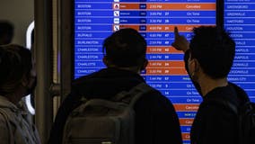 Hundreds of flights canceled, delayed at DC area airports