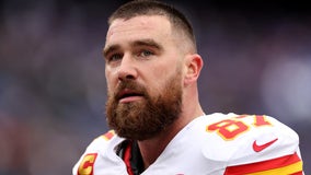 Taylor Swift cheers on Chiefs' Kelce as he sets NFL record for postseason receptions against Ravens